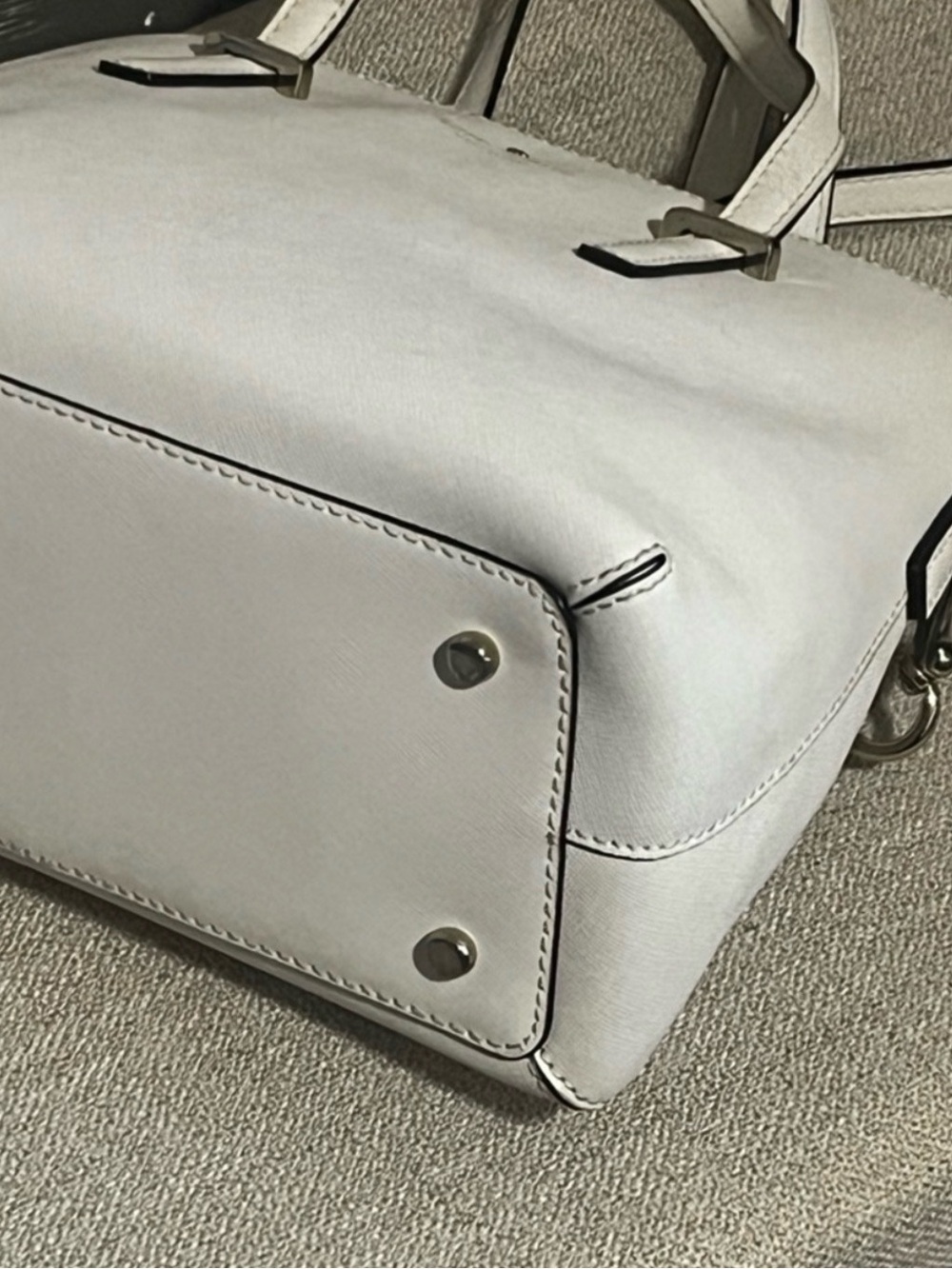 kate spade New York Cedar Street Maize Leather Satchel w Crossbody - Picture 4 of 8
